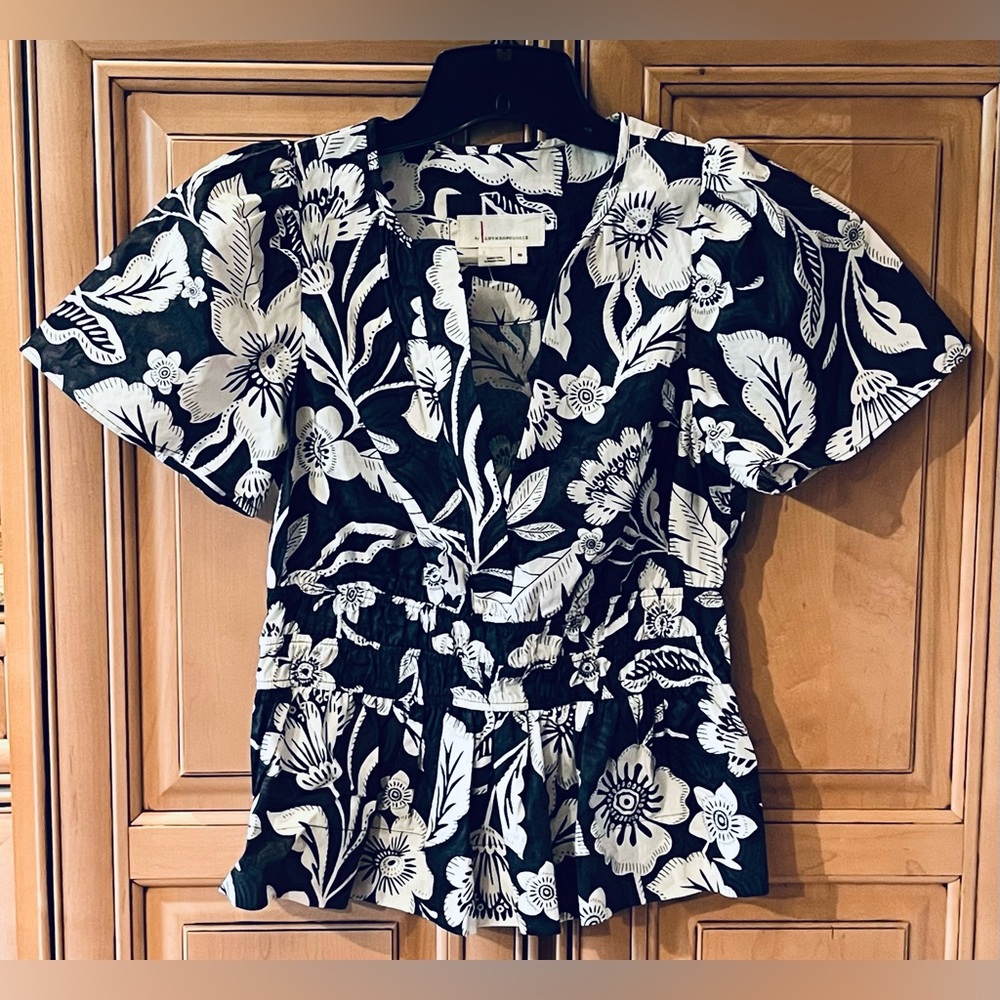 NWOT Anthropologie Somerset Blouse - Picture 6 of 15